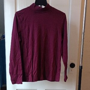St. John's Bay Men's Maroon Turtleneck Sweater
